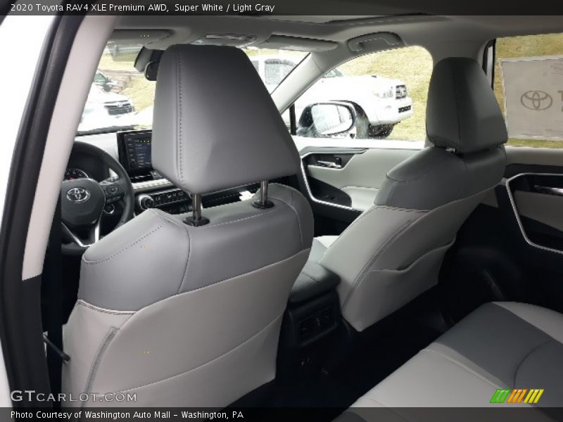 Super White / Light Gray 2020 Toyota RAV4 XLE Premium AWD