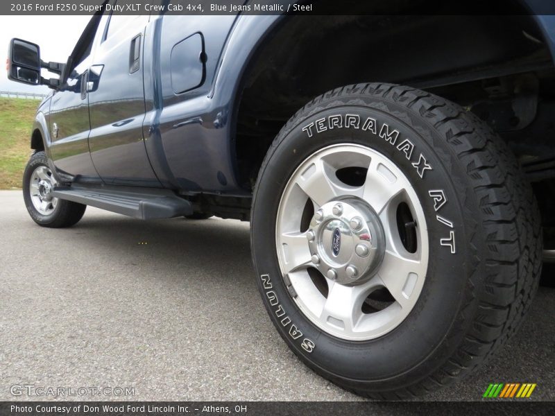Blue Jeans Metallic / Steel 2016 Ford F250 Super Duty XLT Crew Cab 4x4