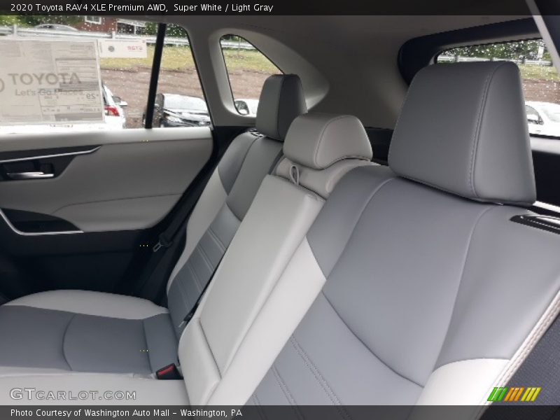 Super White / Light Gray 2020 Toyota RAV4 XLE Premium AWD