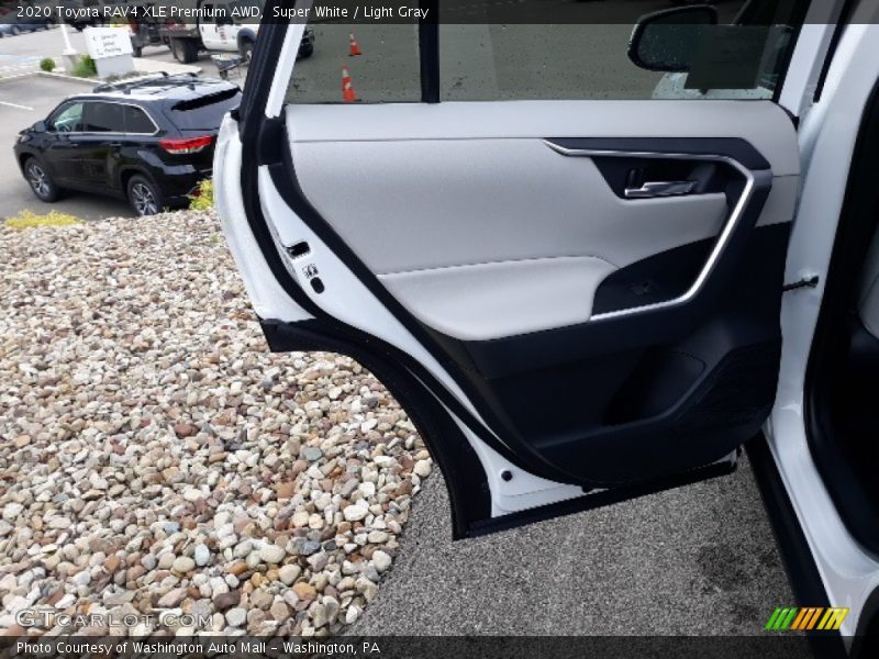 Super White / Light Gray 2020 Toyota RAV4 XLE Premium AWD