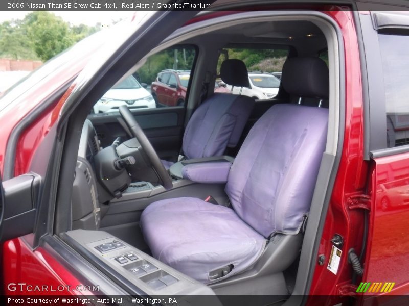 Red Alert / Graphite/Titanium 2006 Nissan Titan SE Crew Cab 4x4
