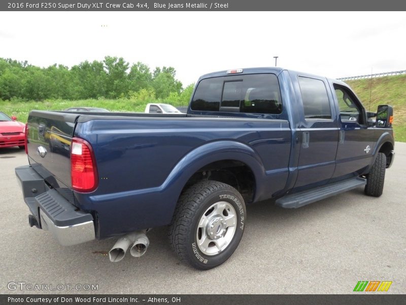 Blue Jeans Metallic / Steel 2016 Ford F250 Super Duty XLT Crew Cab 4x4