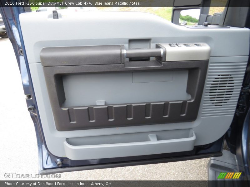 Blue Jeans Metallic / Steel 2016 Ford F250 Super Duty XLT Crew Cab 4x4