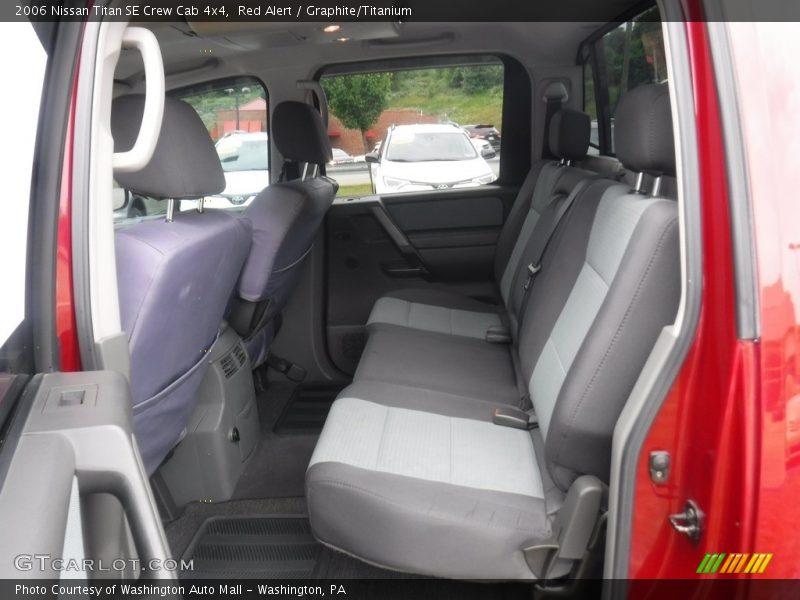 Red Alert / Graphite/Titanium 2006 Nissan Titan SE Crew Cab 4x4