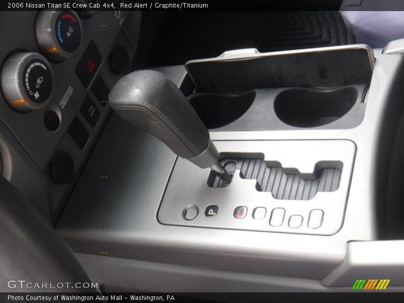 Red Alert / Graphite/Titanium 2006 Nissan Titan SE Crew Cab 4x4