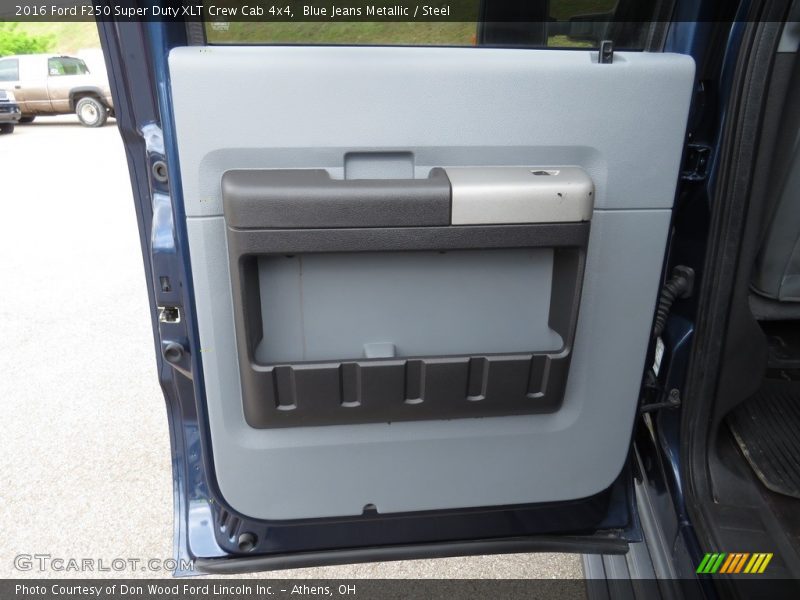 Blue Jeans Metallic / Steel 2016 Ford F250 Super Duty XLT Crew Cab 4x4