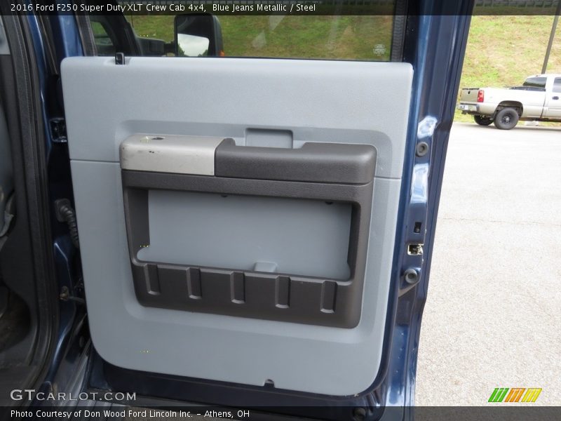 Blue Jeans Metallic / Steel 2016 Ford F250 Super Duty XLT Crew Cab 4x4