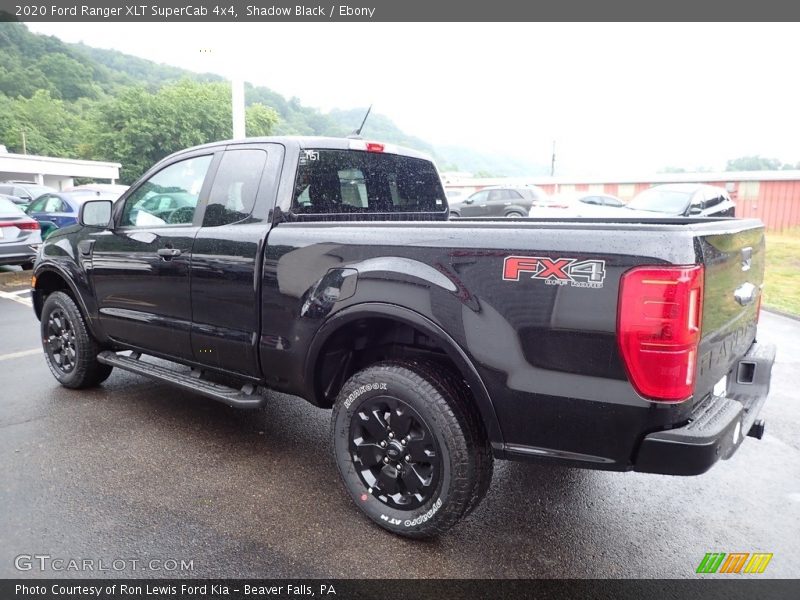 Shadow Black / Ebony 2020 Ford Ranger XLT SuperCab 4x4