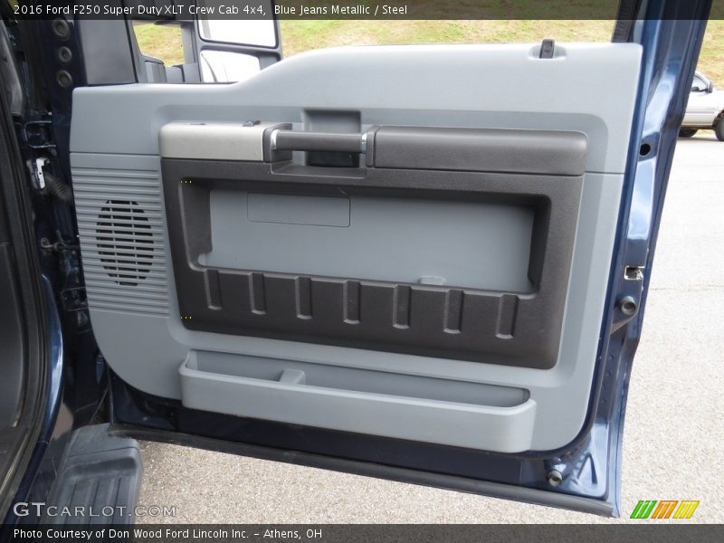 Blue Jeans Metallic / Steel 2016 Ford F250 Super Duty XLT Crew Cab 4x4
