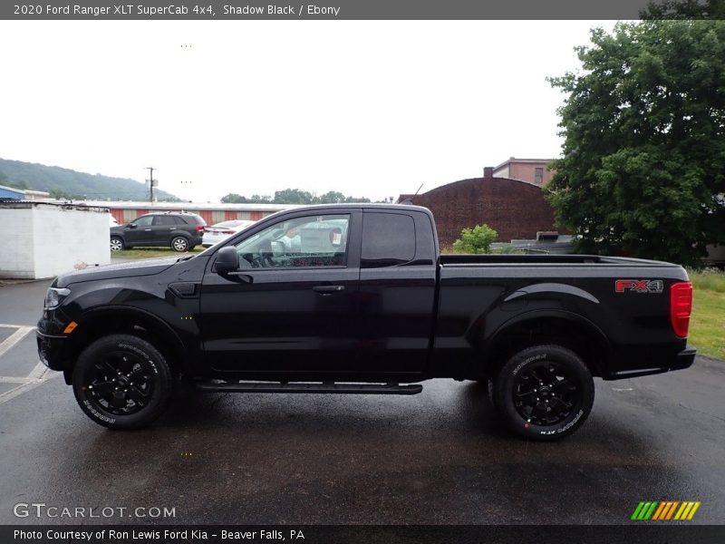 Shadow Black / Ebony 2020 Ford Ranger XLT SuperCab 4x4