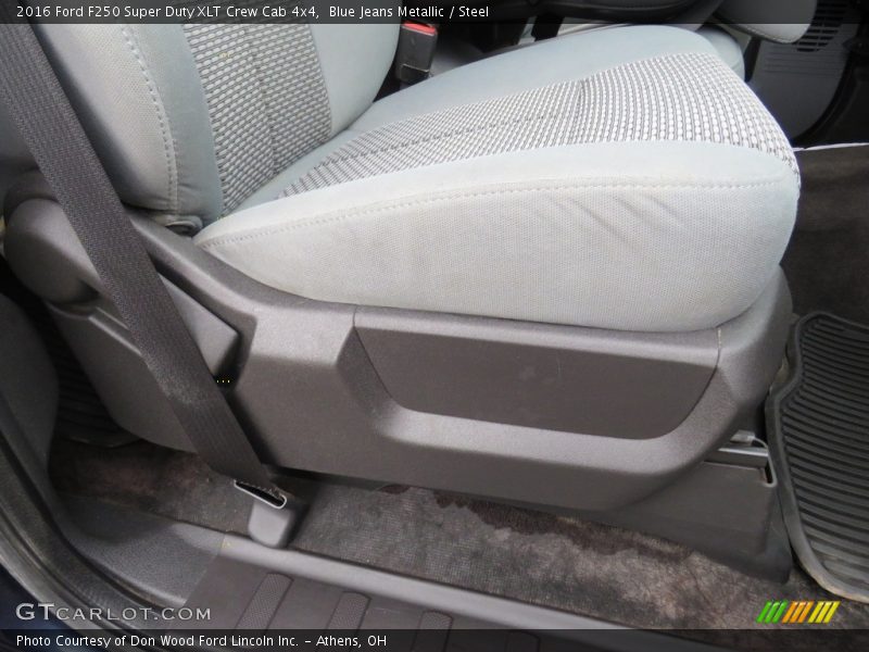 Blue Jeans Metallic / Steel 2016 Ford F250 Super Duty XLT Crew Cab 4x4