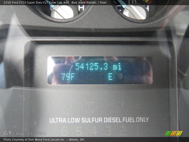 Blue Jeans Metallic / Steel 2016 Ford F250 Super Duty XLT Crew Cab 4x4