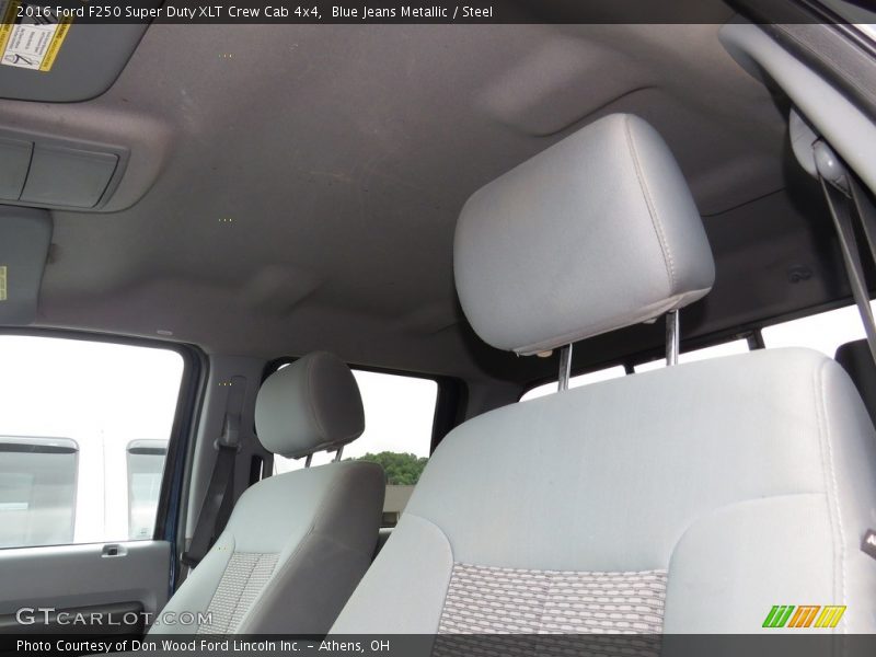 Blue Jeans Metallic / Steel 2016 Ford F250 Super Duty XLT Crew Cab 4x4
