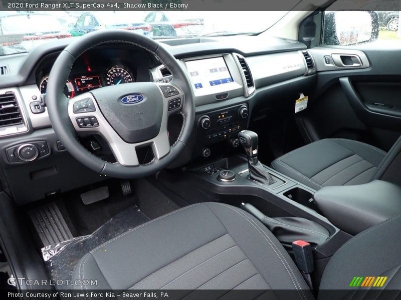  2020 Ranger XLT SuperCab 4x4 Ebony Interior