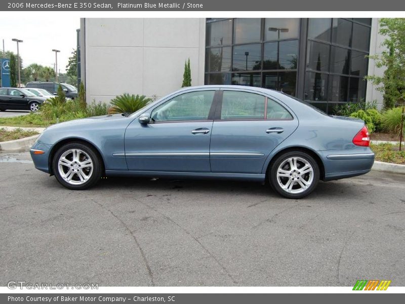 Platinum Blue Metallic / Stone 2006 Mercedes-Benz E 350 Sedan