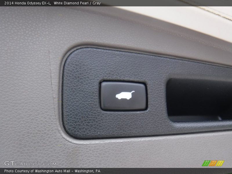 White Diamond Pearl / Gray 2014 Honda Odyssey EX-L