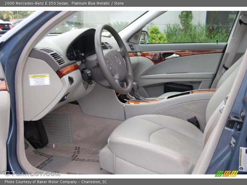 Platinum Blue Metallic / Stone 2006 Mercedes-Benz E 350 Sedan