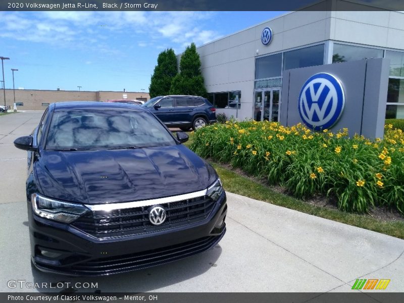 Black / Storm Gray 2020 Volkswagen Jetta R-Line