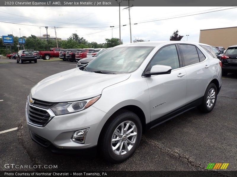 Silver Ice Metallic / Jet Black 2020 Chevrolet Equinox LT AWD