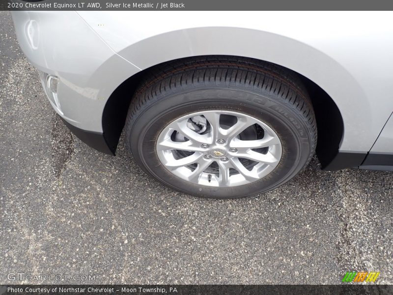 Silver Ice Metallic / Jet Black 2020 Chevrolet Equinox LT AWD