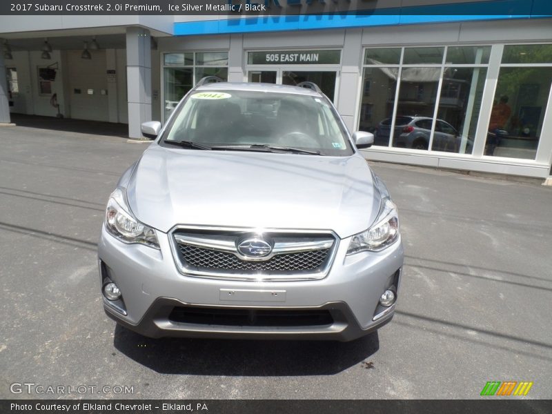 Ice Silver Metallic / Black 2017 Subaru Crosstrek 2.0i Premium
