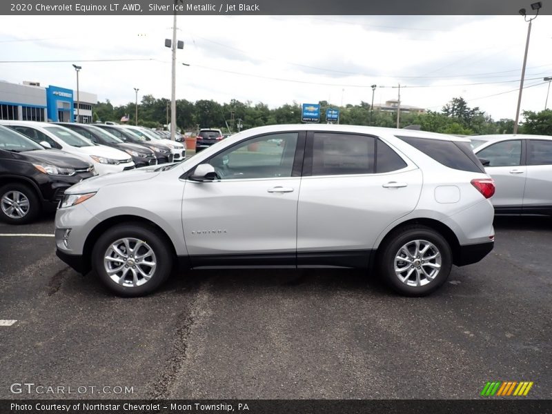 Silver Ice Metallic / Jet Black 2020 Chevrolet Equinox LT AWD