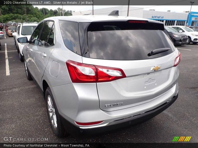 Silver Ice Metallic / Jet Black 2020 Chevrolet Equinox LT AWD