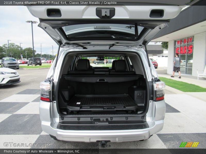 Classic Silver Metallic / Graphite 2018 Toyota 4Runner TRD Off-Road 4x4