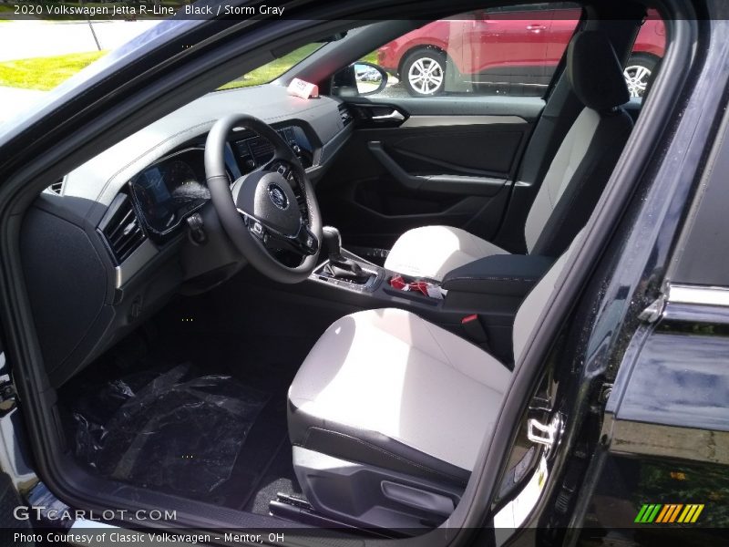 Black / Storm Gray 2020 Volkswagen Jetta R-Line