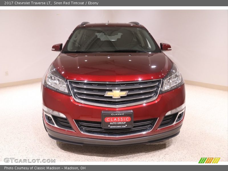 Siren Red Tintcoat / Ebony 2017 Chevrolet Traverse LT