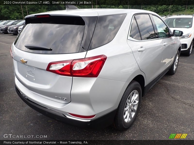 Silver Ice Metallic / Jet Black 2020 Chevrolet Equinox LT AWD
