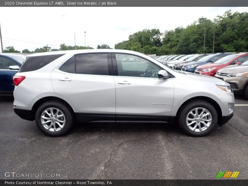 Silver Ice Metallic / Jet Black 2020 Chevrolet Equinox LT AWD