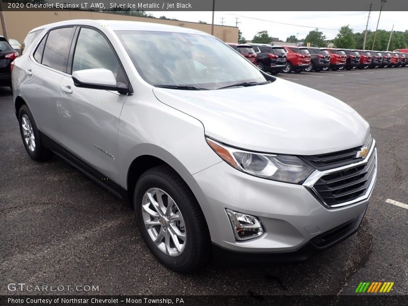 Silver Ice Metallic / Jet Black 2020 Chevrolet Equinox LT AWD
