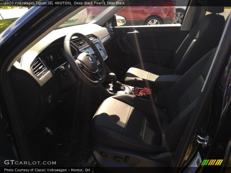 Deep Black Pearl / Titan Black 2020 Volkswagen Tiguan SEL 4MOTION