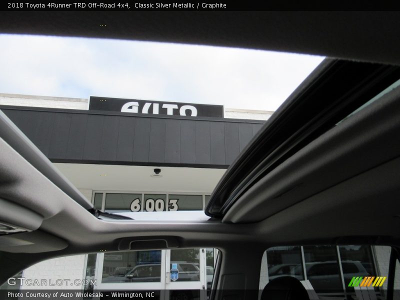 Classic Silver Metallic / Graphite 2018 Toyota 4Runner TRD Off-Road 4x4