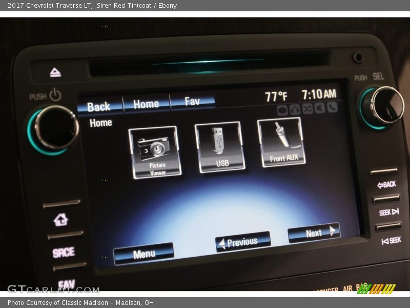 Siren Red Tintcoat / Ebony 2017 Chevrolet Traverse LT