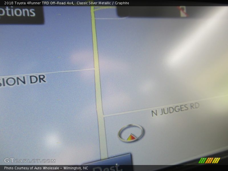 Classic Silver Metallic / Graphite 2018 Toyota 4Runner TRD Off-Road 4x4