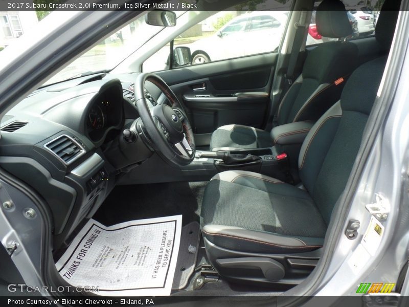 Ice Silver Metallic / Black 2017 Subaru Crosstrek 2.0i Premium