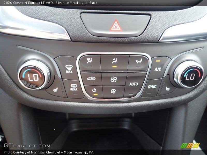 Silver Ice Metallic / Jet Black 2020 Chevrolet Equinox LT AWD