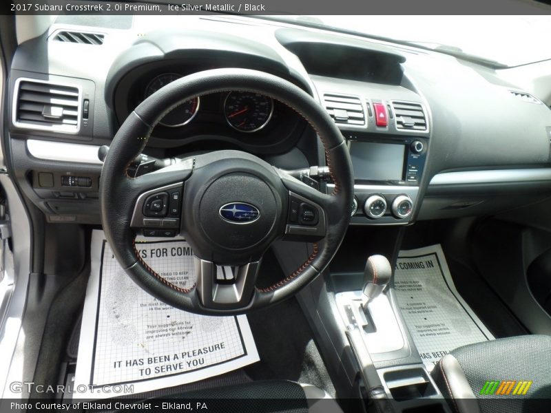 Ice Silver Metallic / Black 2017 Subaru Crosstrek 2.0i Premium