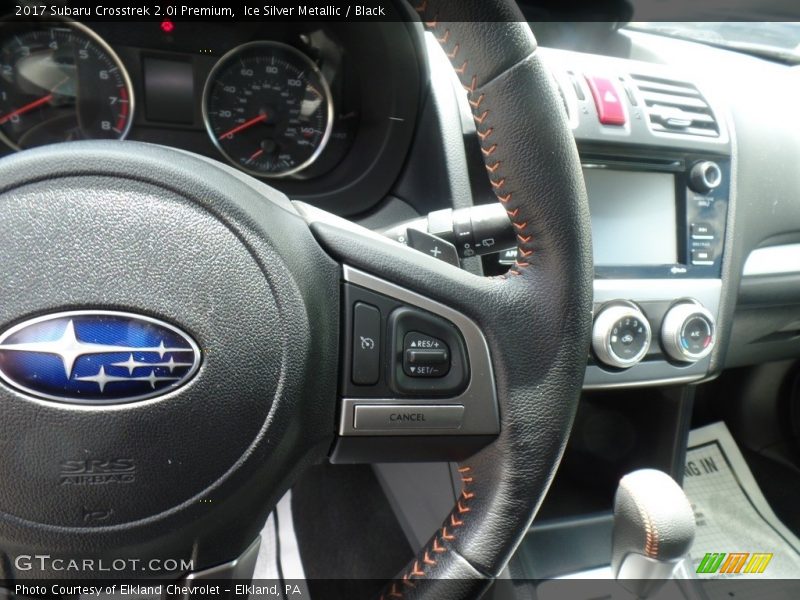 Ice Silver Metallic / Black 2017 Subaru Crosstrek 2.0i Premium