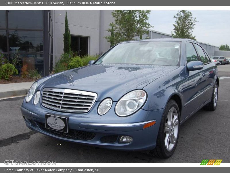 Platinum Blue Metallic / Stone 2006 Mercedes-Benz E 350 Sedan