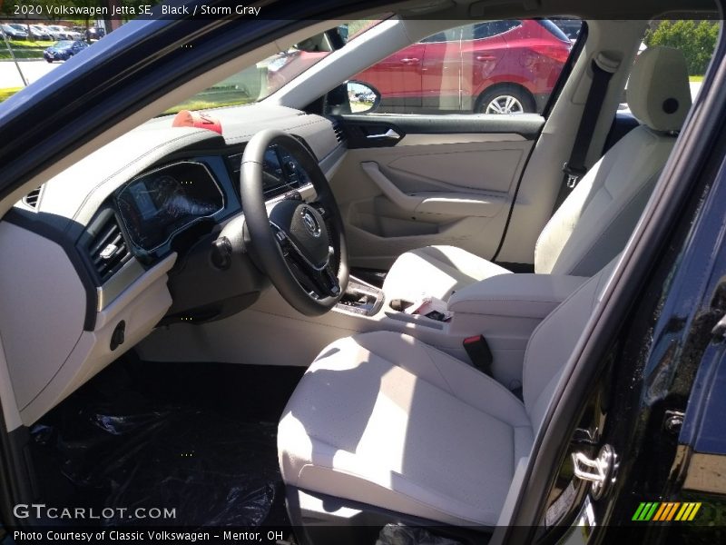 Black / Storm Gray 2020 Volkswagen Jetta SE