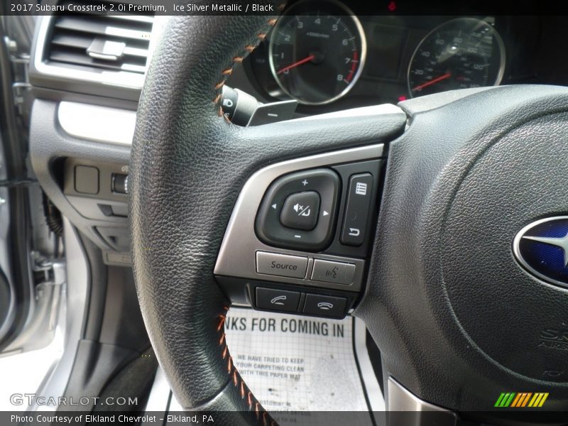 Ice Silver Metallic / Black 2017 Subaru Crosstrek 2.0i Premium