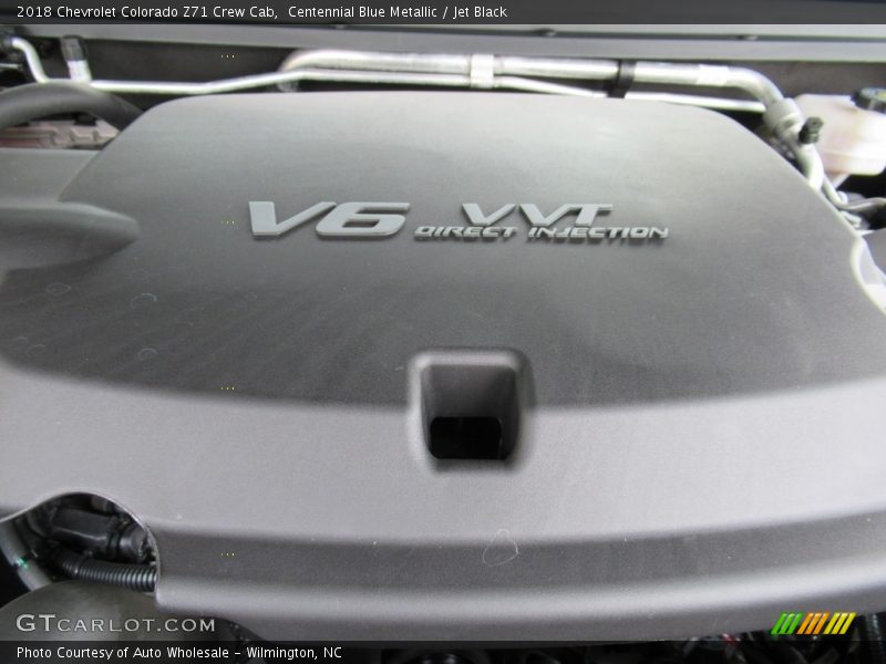 Centennial Blue Metallic / Jet Black 2018 Chevrolet Colorado Z71 Crew Cab