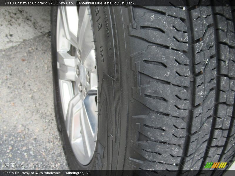 Centennial Blue Metallic / Jet Black 2018 Chevrolet Colorado Z71 Crew Cab
