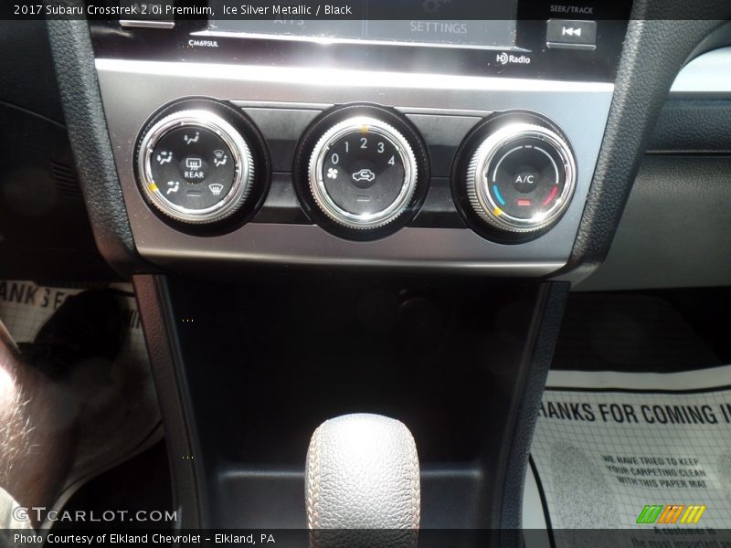 Ice Silver Metallic / Black 2017 Subaru Crosstrek 2.0i Premium