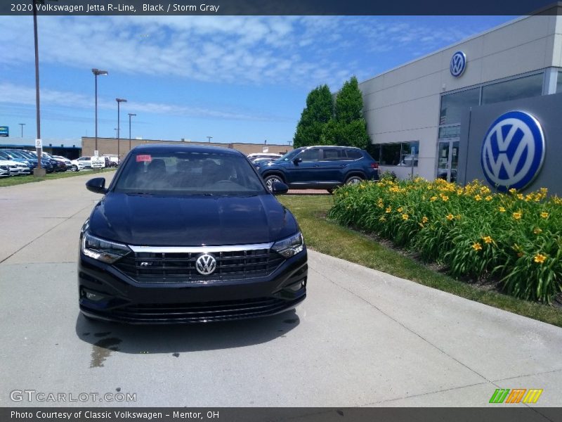 Black / Storm Gray 2020 Volkswagen Jetta R-Line