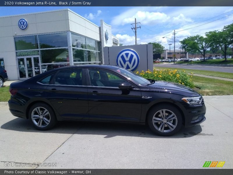 Black / Storm Gray 2020 Volkswagen Jetta R-Line