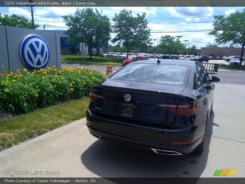 Black / Storm Gray 2020 Volkswagen Jetta R-Line